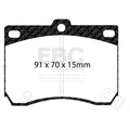 EBC 91-96 Ford Escort 1.8 Ultimax2 Front Brake Pads