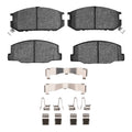 R1 82-85 Toyota Celica Front Euro Ceramic Brake Pads and Hardware Kit
