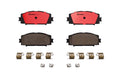 Brembo 2013 Scion iQ/12-19 Toyota Prius C/07-18 Yaris Front Prem. NAO Ceramic OE Equivalent Pad