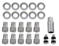 Race Star Pro Forged Open End Deluxe Lug Kit 7/16in. Closed .50in. Shank 13/16in. Head - Set of 10