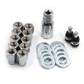 Race Star Pro Forged Open End Deluxe Lug Kit 1/2in. Open .50in. Shank 13/16in. Head - Set of 10