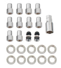 Race Star Pro Forged Open End Deluxe Lug Kit 1/2in. Open .50in. Shank 13/16in. Head - Set of 10