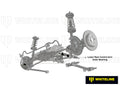 CONTROL ARM REAR UPPER OUTER BUSHING TO HUB ADDS +/ 1.5DEG CAMBER