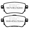 EBC 2018+ Nissan Leaf Electric (w/283mm Front Rotors) Rear Ultimax Brake Pads