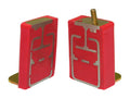 Prothane 66-72 Chrysler Early Model Trans Mount Bushings - Red