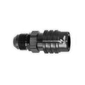 Q/R #6 Straight Hose End Black