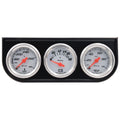 1-1/2 Dia Triple Gauge Set w/Black Panel