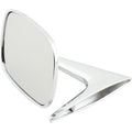 RH DOOR MIRROR MAN CHR RECT STYLE W/O BOWTIE CAMARO 6869; FIREBIRD EARLY 6 8; C