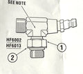 KIT ASSY FITTING ORB-6 HORIZ BLEED