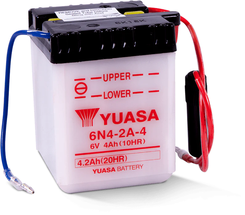 Yuasa 6N4-2A-4 Conventional 6-Volt Battery