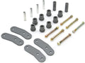 HD Shackle Kit, Left or Right, Front or Rear, Black, Greasable, 3/4 inch Lift RT Off Road