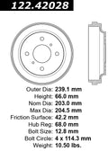 C-TEK Standard Brake Drum