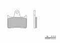 Brembo OE 04-05 Suzuki GSX-R 600cc Brake Pad - Rear