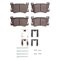 R1 17-22 Kia K900 Front Semi Met Brake Pads and Hardware Kit