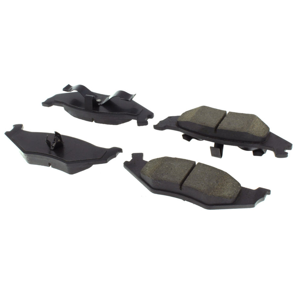 Centric Posi-Quiet Extended Wear Brake Pads w/Shims & Hardware - Rear
