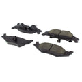 Centric Posi-Quiet Extended Wear Brake Pads w/Shims & Hardware - Rear