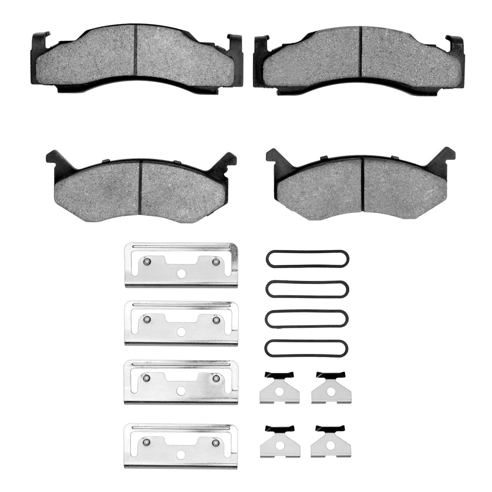 R1 1973-1997 Chrysler Town & Country Front R1 Super Duty Pads & Hardware Kit
