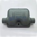 EXHAUST SILENCER D24, STEEL