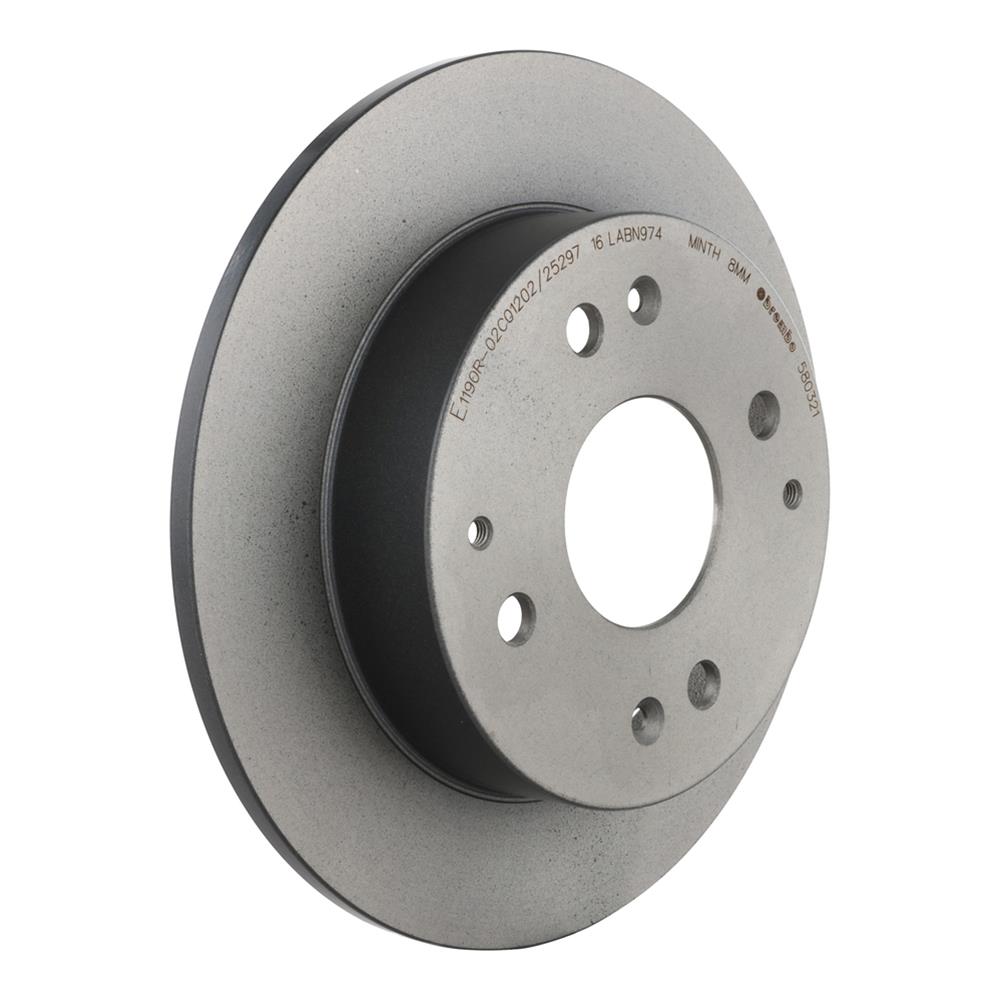 Brembo 98-99 Acura CL/98-02 Honda Accord Rear Premium UV Coated OE Equivalent Rotor