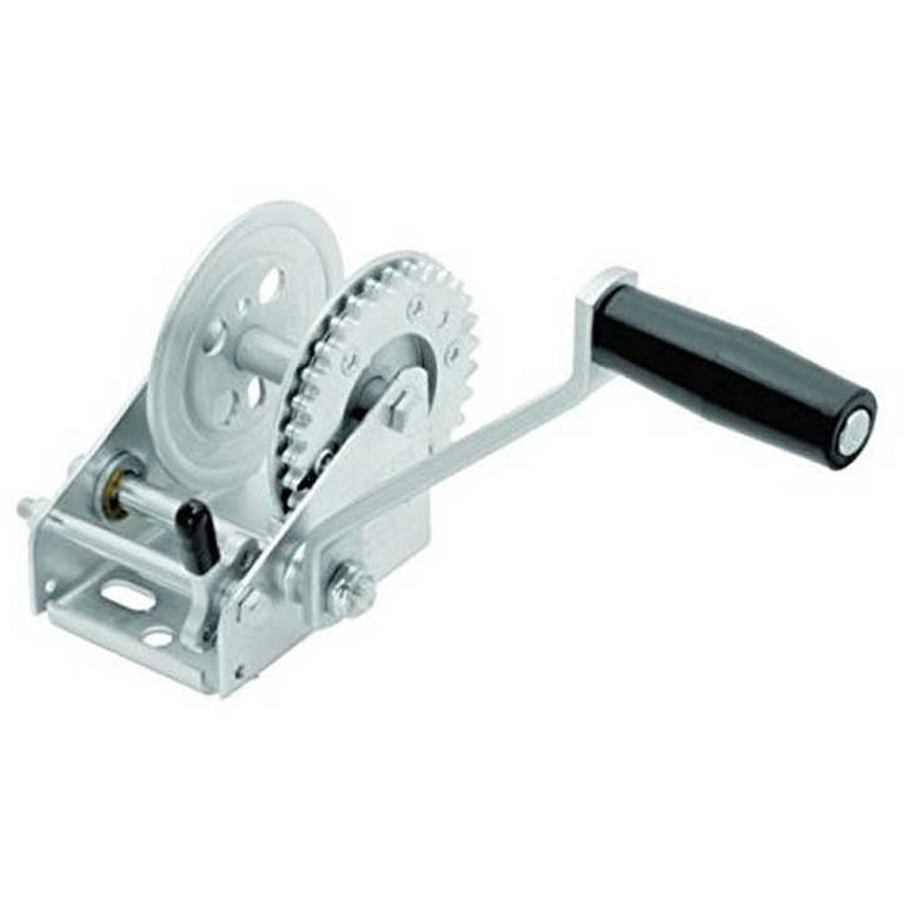 TRAILER WINCH SINGLESPEED 900LB CAPACITY NO STRAP SILVER