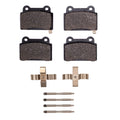 DFC 08-15 Mitsubishi Lancer Rear 5000 Advanced Low Metallic Brake Pads and Hardware Kit
