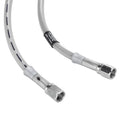 Goodridge 28in Universal Brake Line Assembly w/SS Fittings & Black Hose