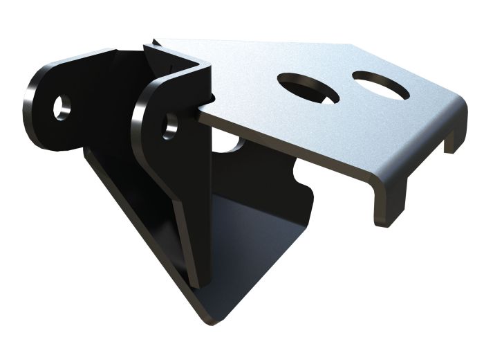 ~(4 lbs. 12X12X7)~ TJ Pro LCG Long Arm Frame Bracket - Driver Front Upper (3-5 Lift)