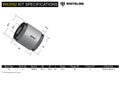 REAR SUSPENSION CONTROL ARM BUSHING 1220 BMW
