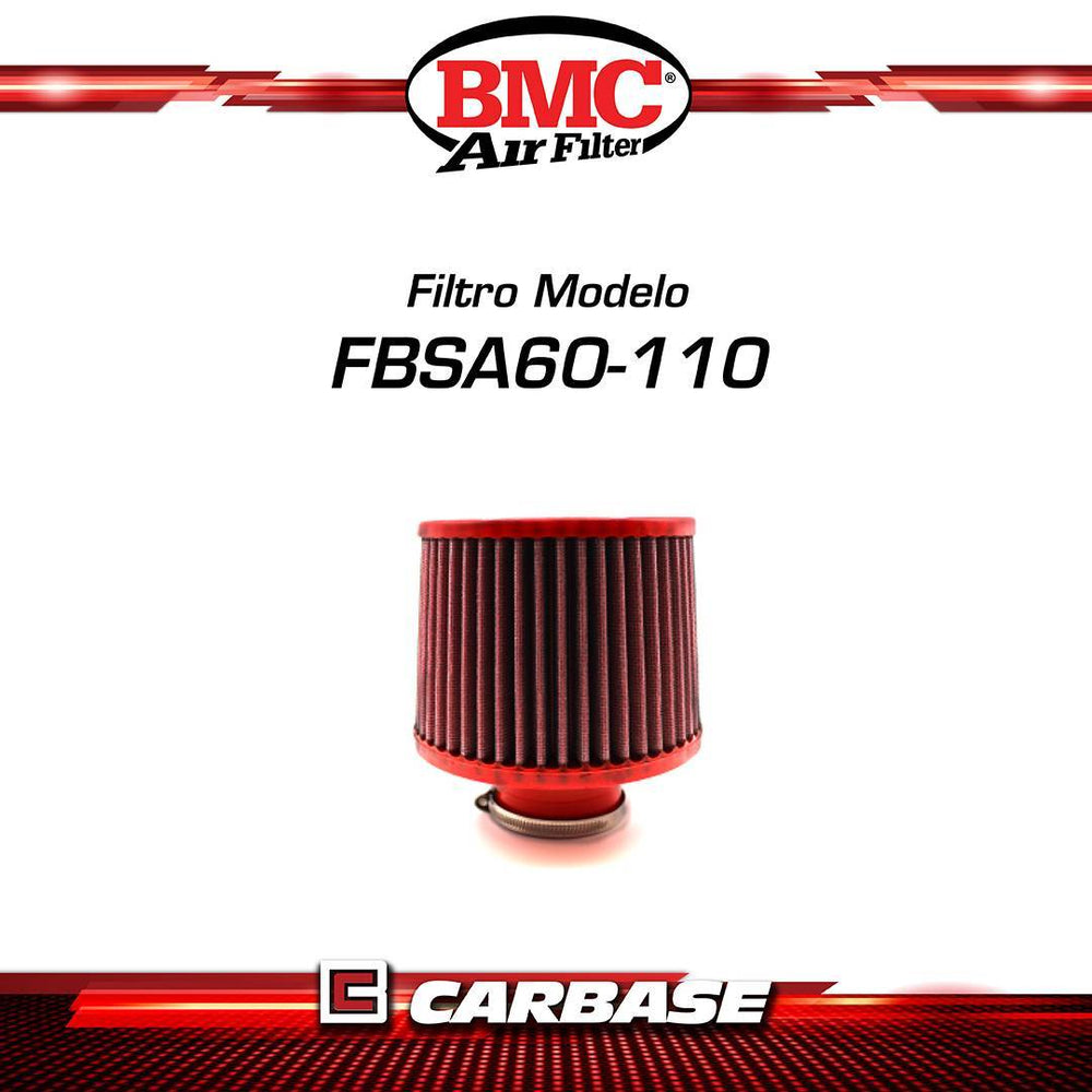 BMC Single Air Universal Conical Filter - 60mm Inlet / 110mm H