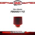 BMC Single Air Universal Conical Filter - 60mm Inlet / 110mm H