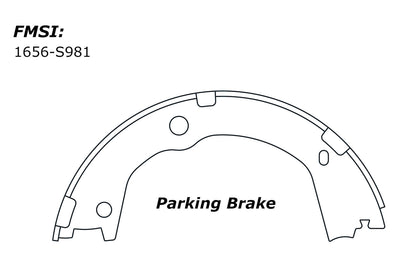 CENTRIC BRAKE SHOES