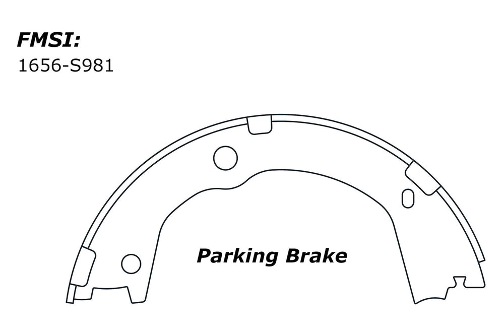CENTRIC BRAKE SHOES