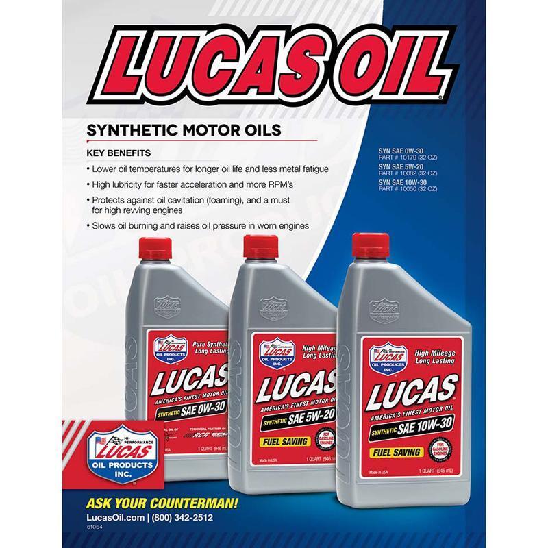 SYNTHETIC SAE 5W30 MOTOR OIL 1 QUART CASE OF 6