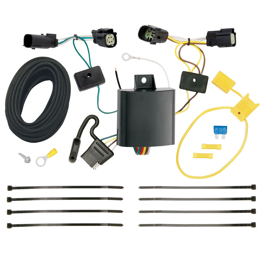 COILED 7WAY 6FT MOLDED TRAILER CONNECTOR