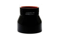 HPS Performance 3 - 3.25 ID 4 Long High Temp 4-ply Reinforced Silicone Reducer Coupler Hose Black (76mm - 83mm ID 102mm Length)