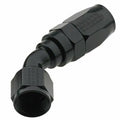 Fragola -10AN Male Rad. Fitting x 45 Degree Pro-Flow Hose End - Black