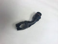 Fragola -10AN Male Rad. Fitting x 45 Degree Pro-Flow Hose End - Black