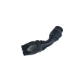 Fragola -10AN Male Rad. Fitting x 45 Degree Pro-Flow Hose End - Black