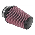 K&N Universal Clamp-On Air Filter 3in Flange ID x 5in Base OD x 3.5in Top OD x 6in Height