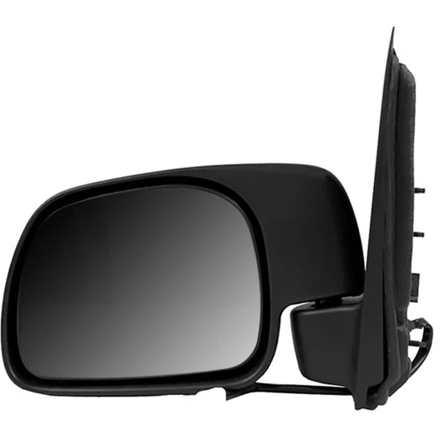LH DOOR MIRROR PWR NONHTD TEXT BLK FLDG PADDLE TYPE FSERIES SUPERDUTY P/U 9905