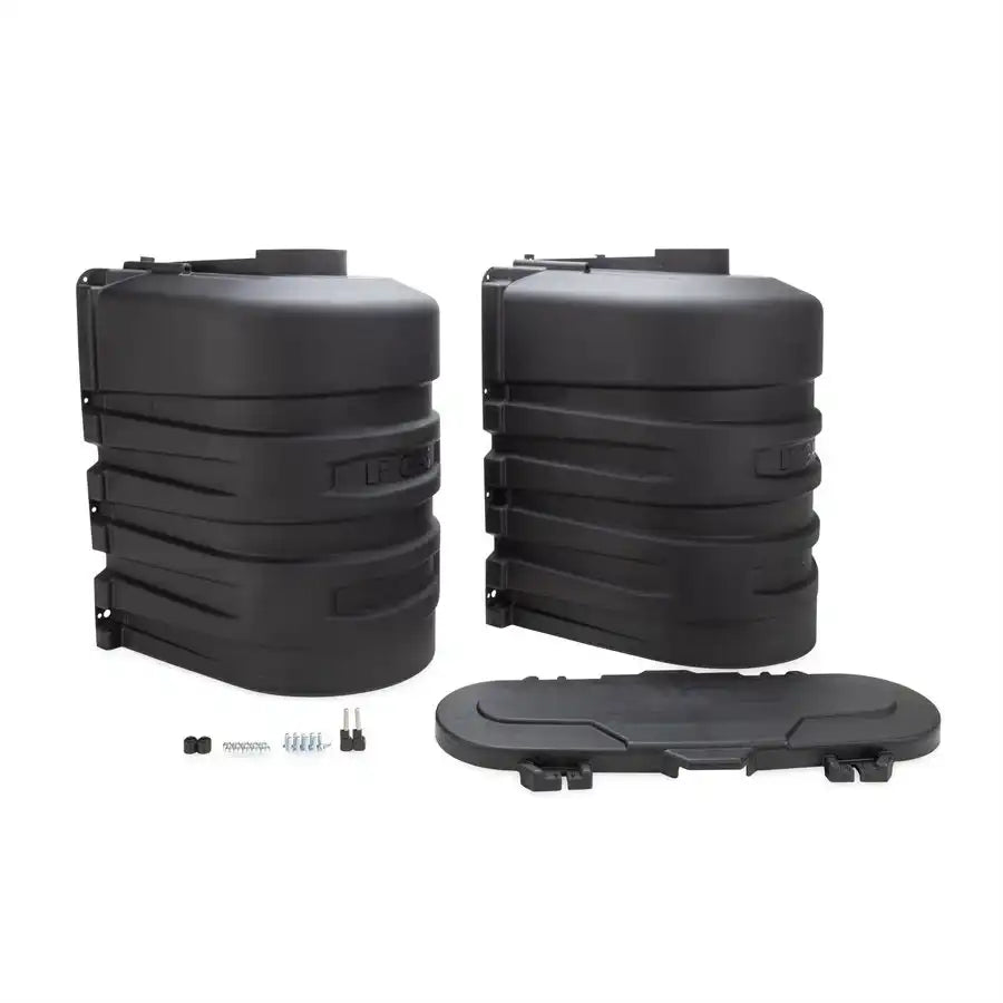 PROPANE TANK COVER DOUBLE 30LB BLACK