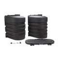 PROPANE TANK COVER DOUBLE 30LB BLACK