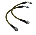 ISR Performance Stainless Steel Rear Brake Lines - Nissan 240sx - 300zx Z32 Conversion