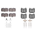 R1 06-07 Subaru Impreza Front Euro Ceramic Brake Pads and Hardware Kit