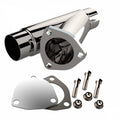 QTP 2.25in Weld-On QTEC Exhaust Cutout Y-Pipe
