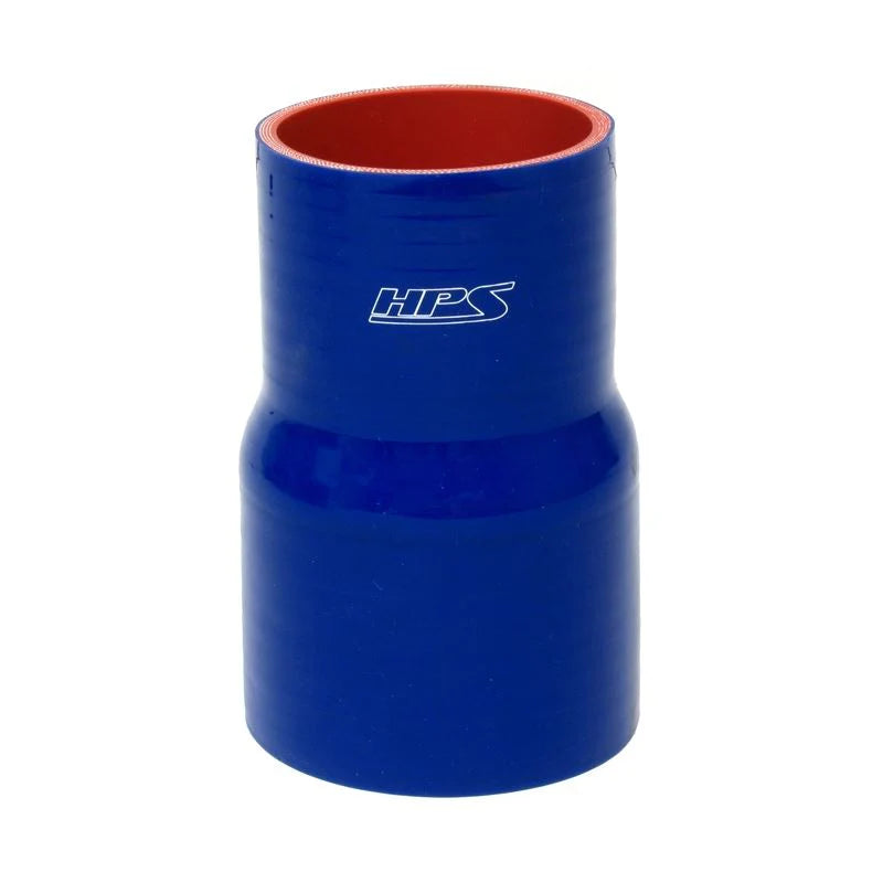 HPS Performance 2.5 - 3.5 ID 4 Long High Temp 4-ply Reinforced Silicone Reducer Coupler Hose Blue (63mm - 89mm ID 102mm Length)