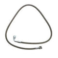 Fragola -4AN PFTE Hose Assembly Straight x 90 Degree 48in