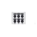 SPLASH PROOF PANEL - 6 WAY - WHITE