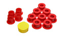 Energy Suspension 87-95 Nissan Pathfinder 2WD/4WD Red Front Control Arm Bushing Set