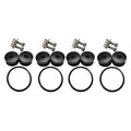 Torque Solution Billet Bumper Quick Release Kit Combo (Black): Universal